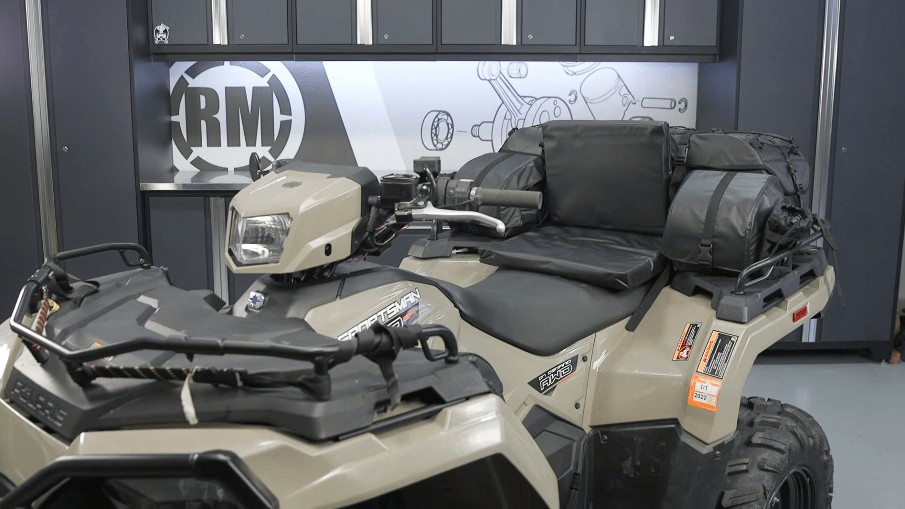 ATV Tek Kings Mountain Shadow Camo Bag and Rear Seat